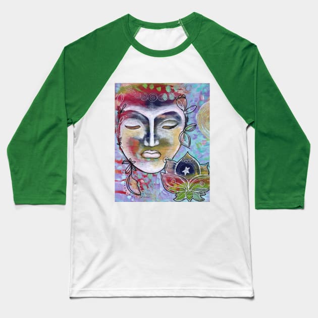 Lotus Dream Baseball T-Shirt by gaea